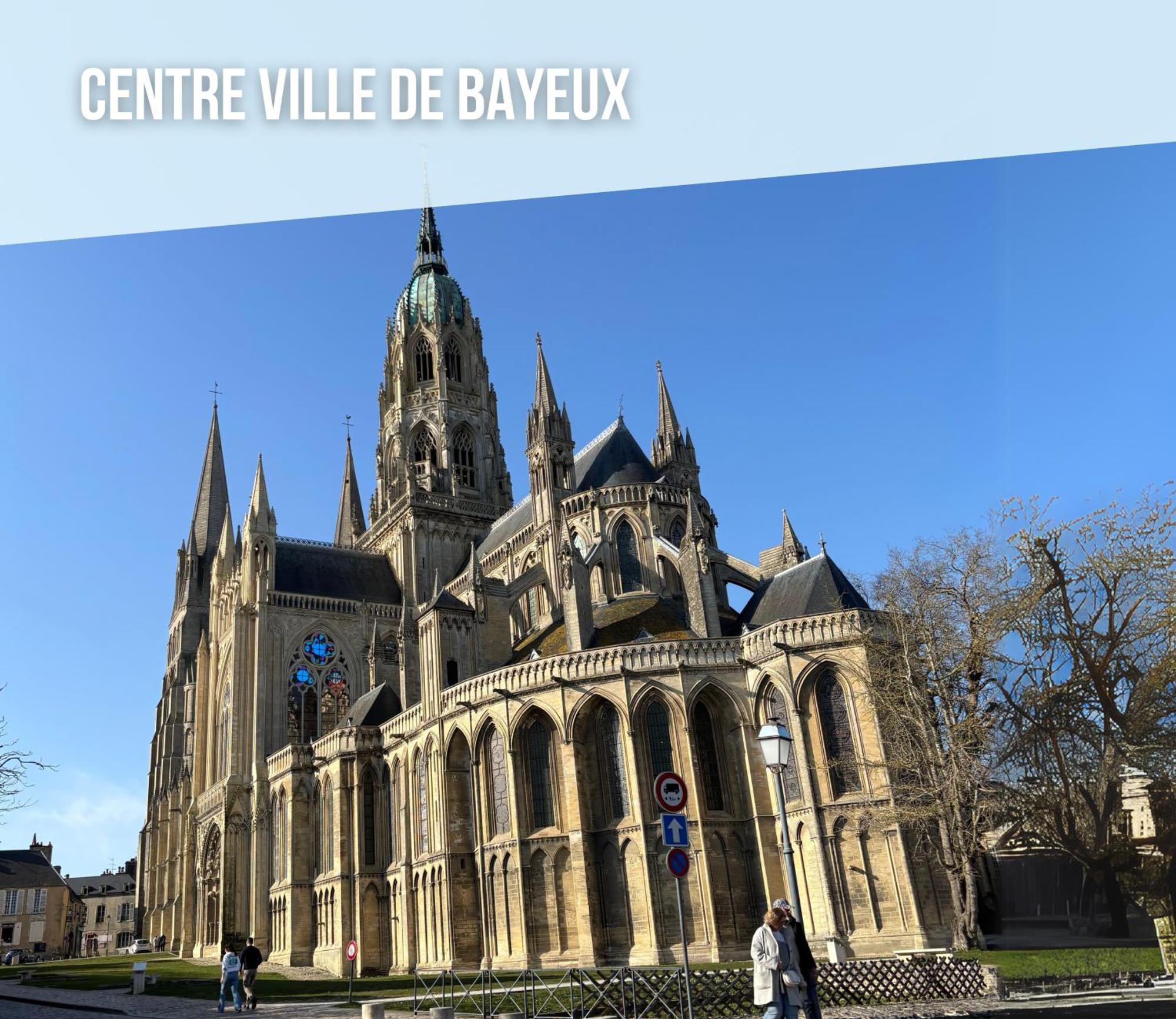 Freedom Grand Triplex Lumineux Decoration Contemporaine - Plein Centre Historique Bayeux - Parking Gratuit A Proximite Proche Commerces Restaurants - Plages Du Debarquement ภายนอก รูปภาพ