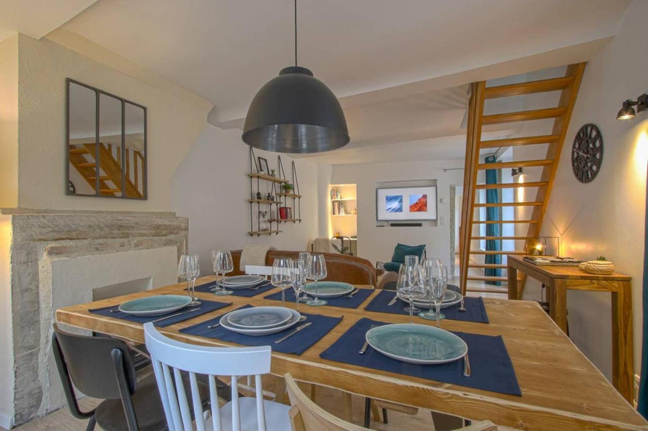 Freedom Grand Triplex Lumineux Decoration Contemporaine - Plein Centre Historique Bayeux - Parking Gratuit A Proximite Proche Commerces Restaurants - Plages Du Debarquement ภายนอก รูปภาพ